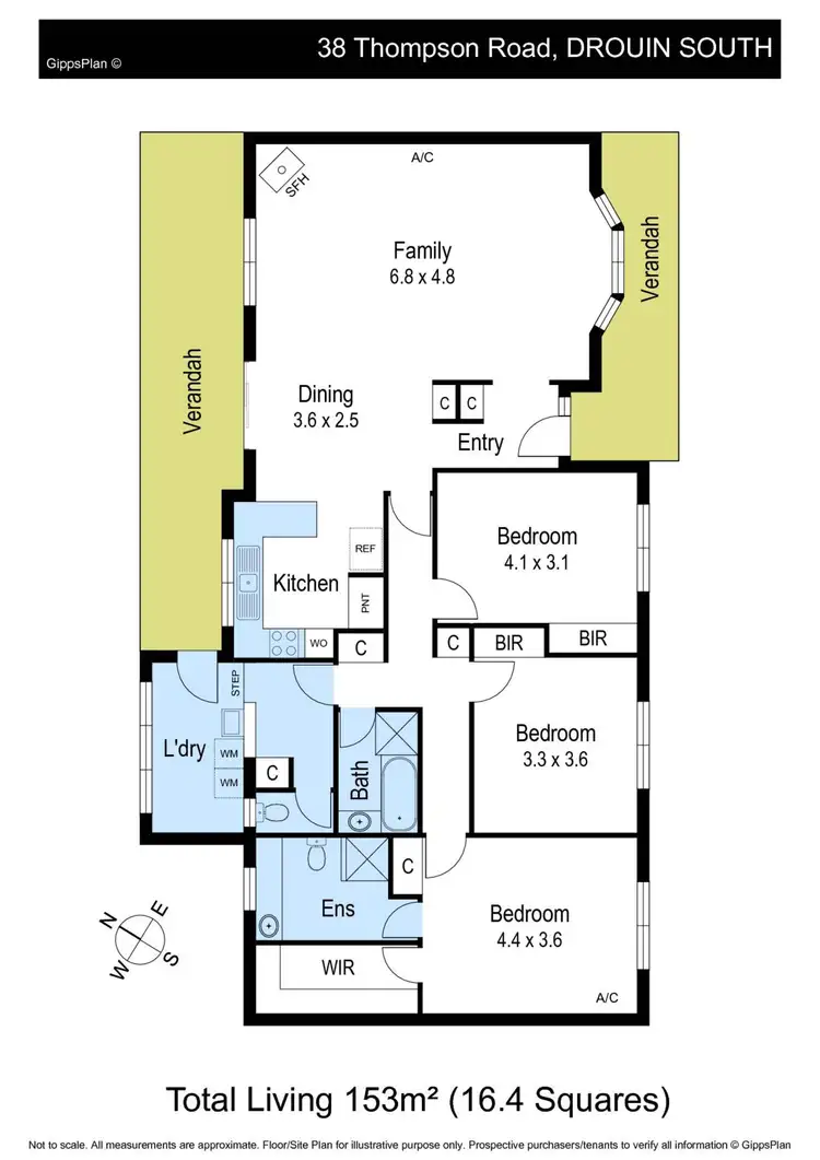 Floorplan of Homely rural property listing, 38 Thompson Road, Drouin VIC 3818