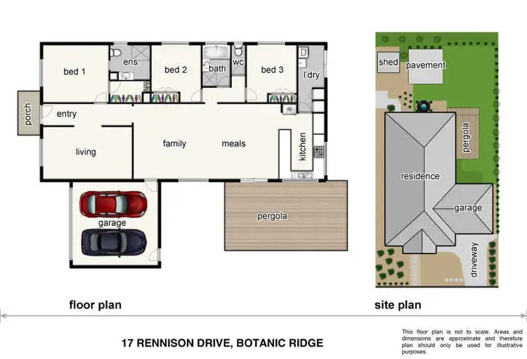 Floorplan of Homely house listing, 17 Rennison Drive, Botanic Ridge VIC 3977