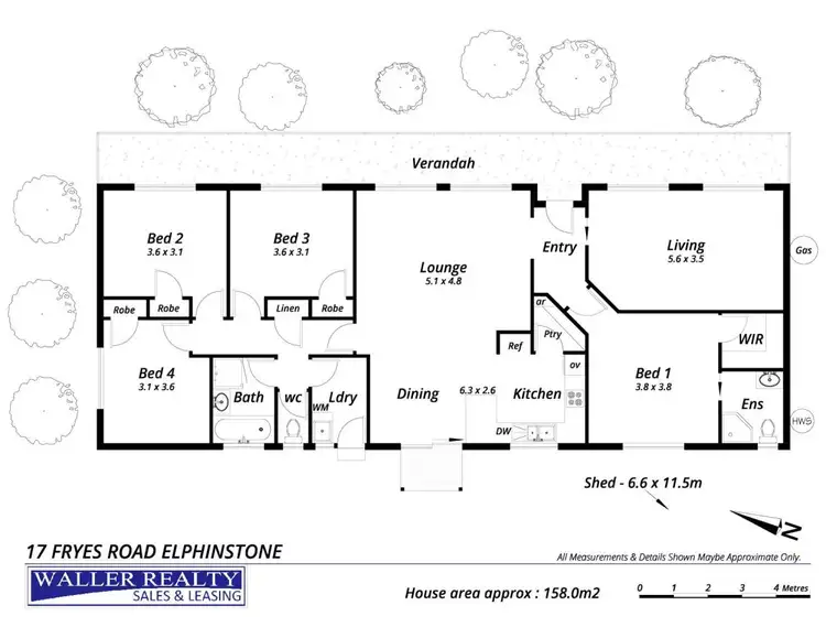 Floorplan of Homely house listing, 17 Fryes Road, Elphinstone VIC 3448
