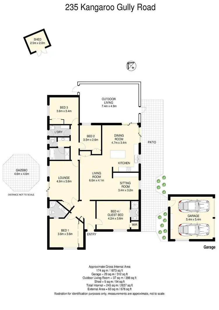 Floorplan of Homely house listing, 235 Kangaroo Gully Road, Bellbowrie QLD 4070
