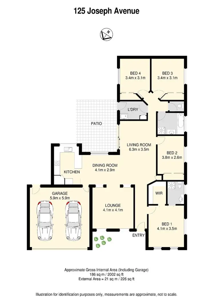 Floorplan of Homely house listing, 125 Joseph Avenue, Moggill QLD 4070
