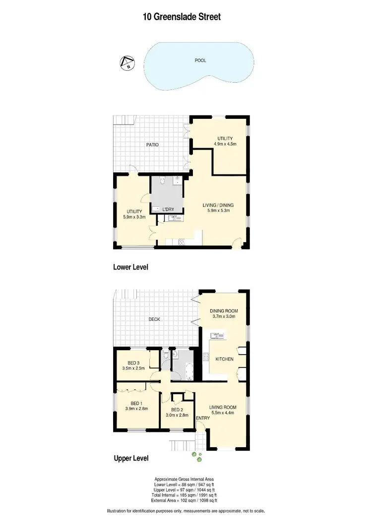 Floorplan of Homely house listing, 10 Greenslade Street, Tingalpa QLD 4173