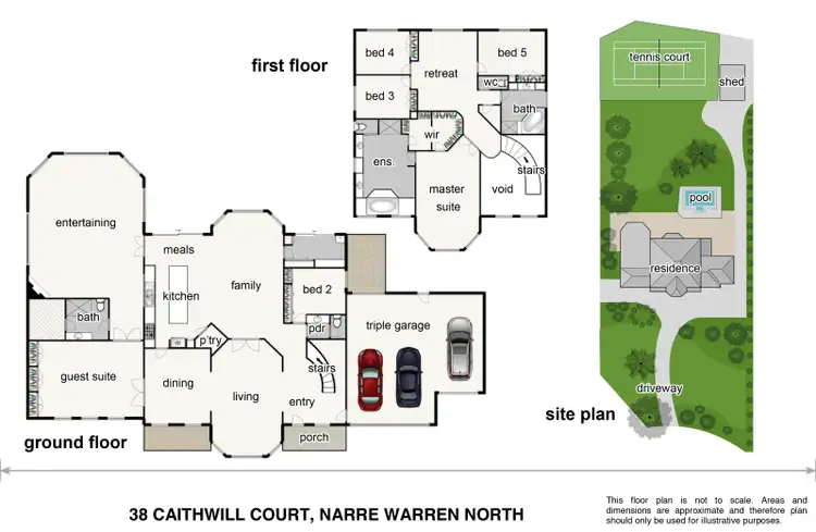 Floorplan of Homely house listing, 38-39 Caithwill Court, Narre Warren North VIC 3804