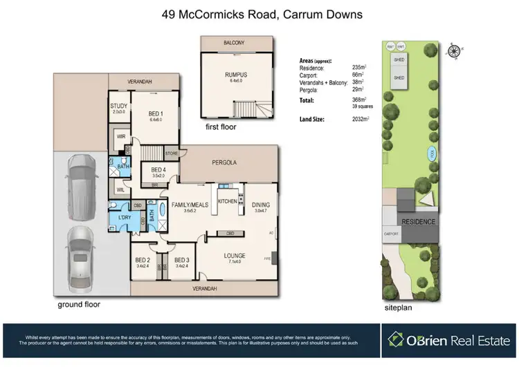 Floorplan of Homely house listing, 49 Mccormicks Road, Carrum Downs VIC 3201