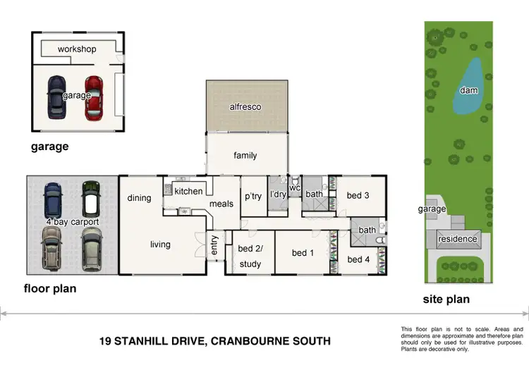 Floorplan of Homely rural property listing, 19 Stanhill Drive, Cranbourne South VIC 3977