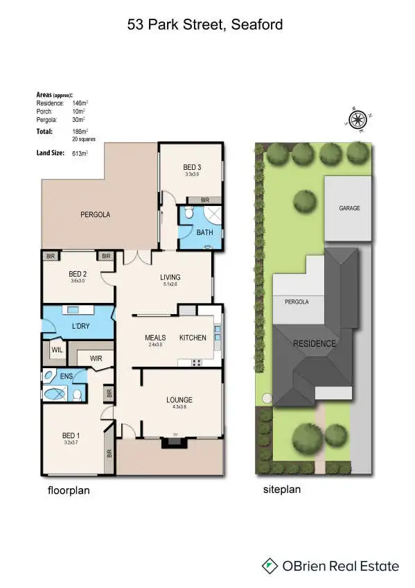 Floorplan of Homely house listing, 53 Park Street, Seaford VIC 3198