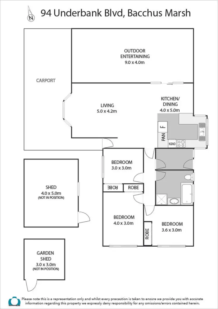 Floorplan of Homely house listing, 94 Underbank Boulevard, Bacchus Marsh VIC 3340