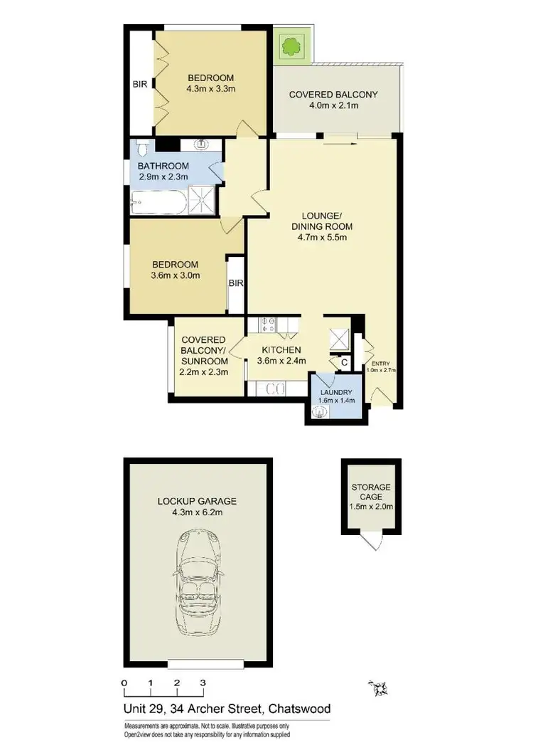 Floorplan of Homely unit listing, 29/34 Archer Street, Chatswood NSW 2067