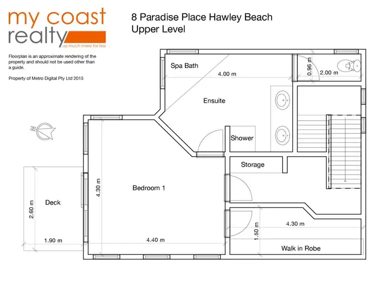 Floorplan of Homely house listing, 8 Paradise Place, Hawley Beach TAS 7307