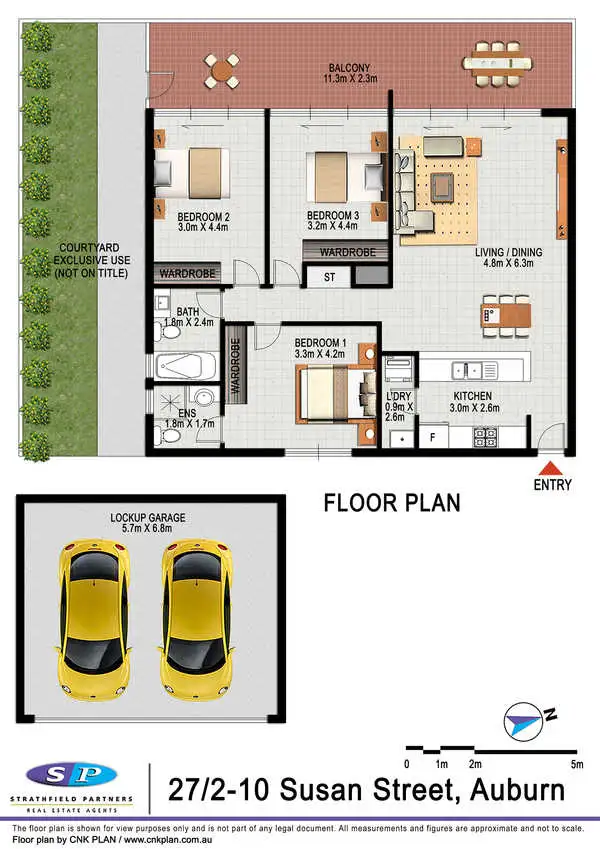 Floorplan of Homely apartment listing, 27/2-10 Susan Street, Auburn NSW 2144