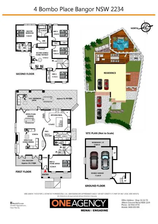 Floorplan of Homely house listing, 4 Bombo Place, Bangor NSW 2234