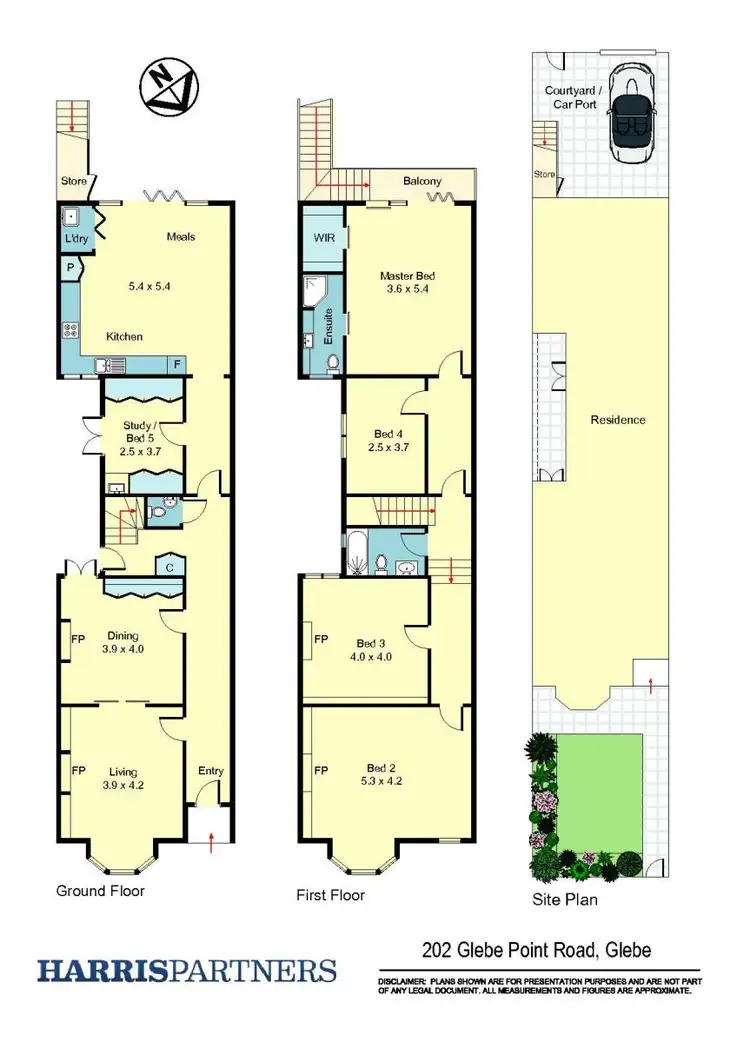 Floorplan of Homely terrace listing, 202 Glebe Point Road, Glebe NSW 2037