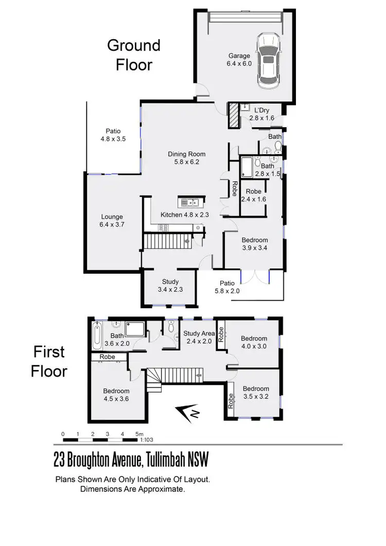 Floorplan of Homely house listing, 23 Broughton Avenue, Tullimbar NSW 2527