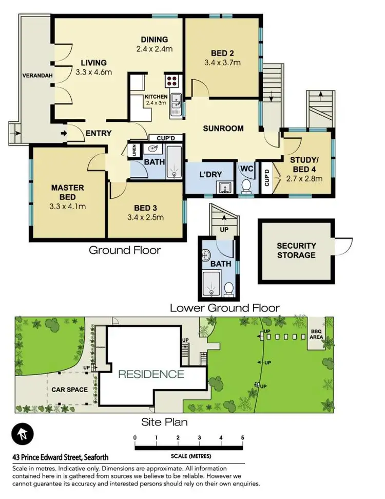 Floorplan of Homely house listing, 43 Prince Edward Road, Seaforth NSW 2092