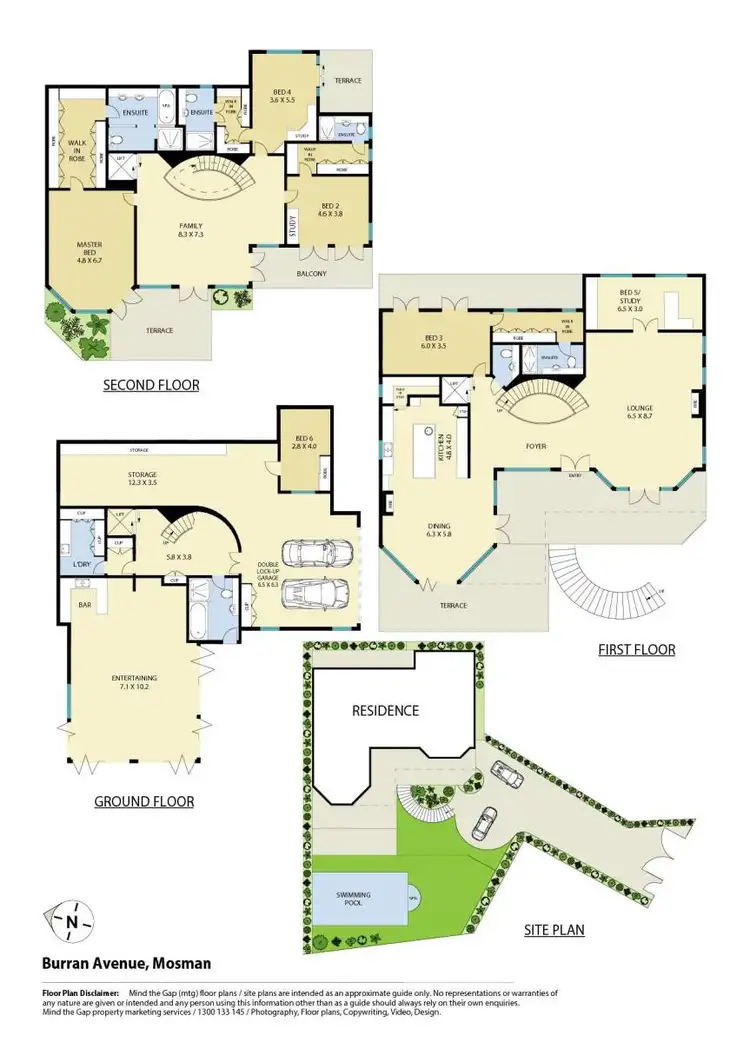 Floorplan of Homely house listing, 15 Burran Avenue, Mosman NSW 2088