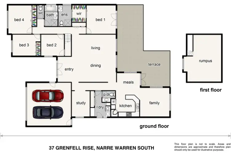 Floorplan of Homely house listing, 37 Grenfell Rise, Narre Warren South VIC 3805