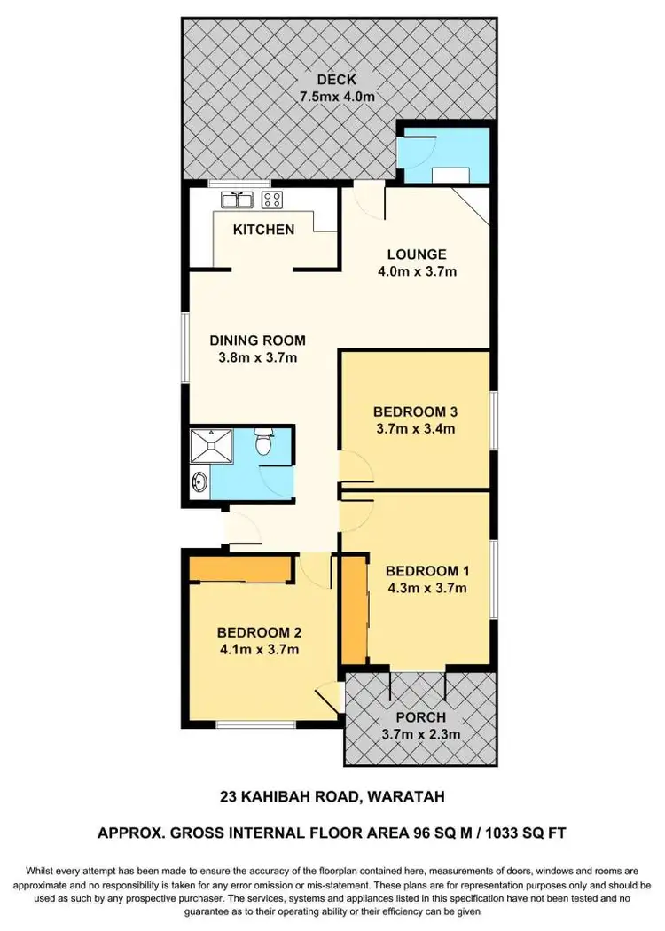Floorplan of Homely house listing, 23 Kahibah Road, Waratah NSW 2298