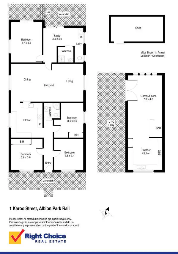 Floorplan of Homely house listing, 1 Karoo Street, Albion Park Rail NSW 2527