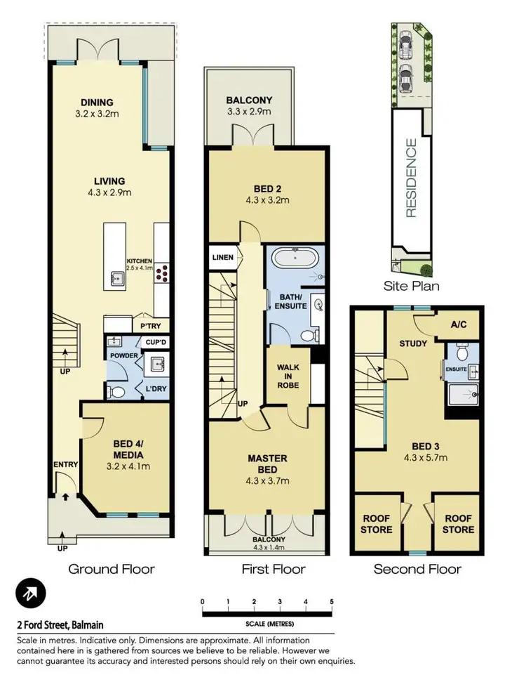 Floorplan of Homely house listing, 2 Ford Street, Balmain NSW 2041