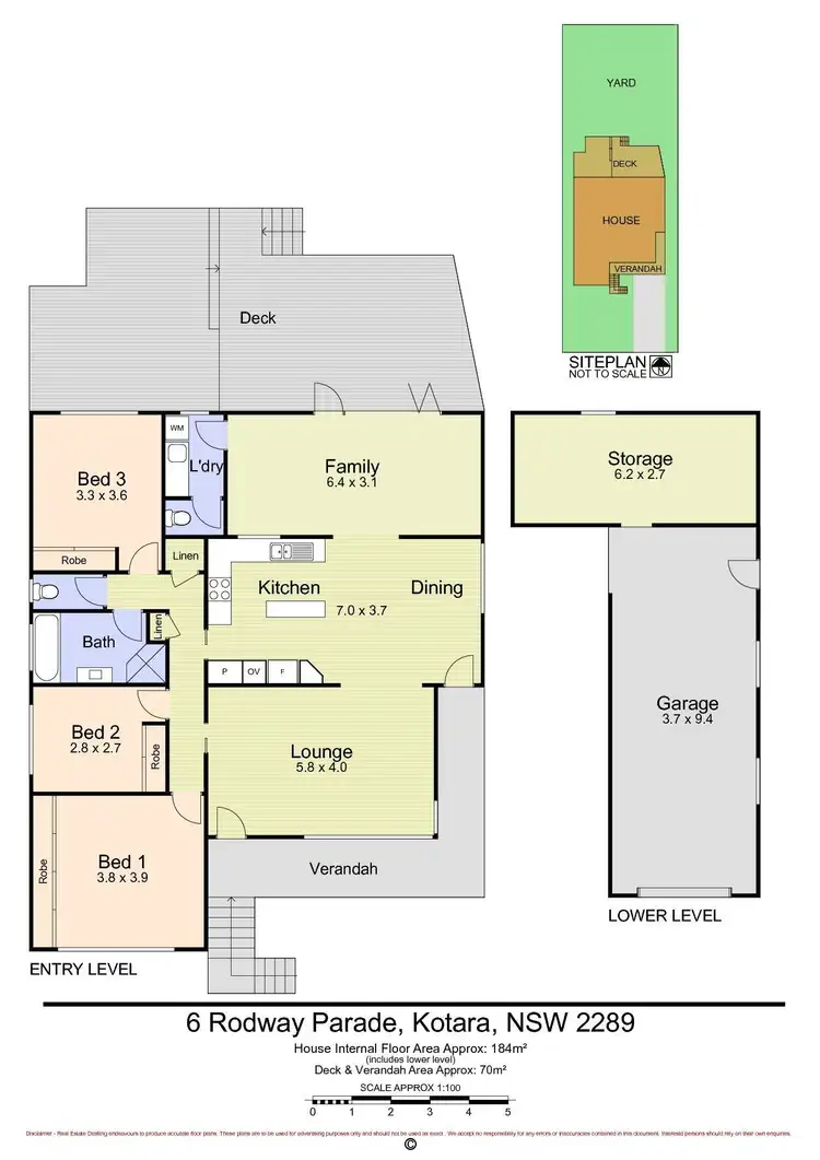 Floorplan of Homely house listing, 6 Rodway Parade, Kotara NSW 2289