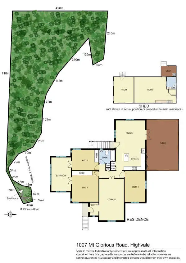 Floorplan of Homely house listing, 1007 Mount Glorious Road, Highvale QLD 4520