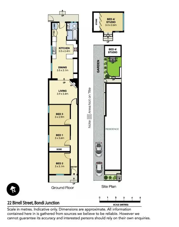 Floorplan of Homely house listing, 22 Birrell Street, Bondi Junction NSW 2022