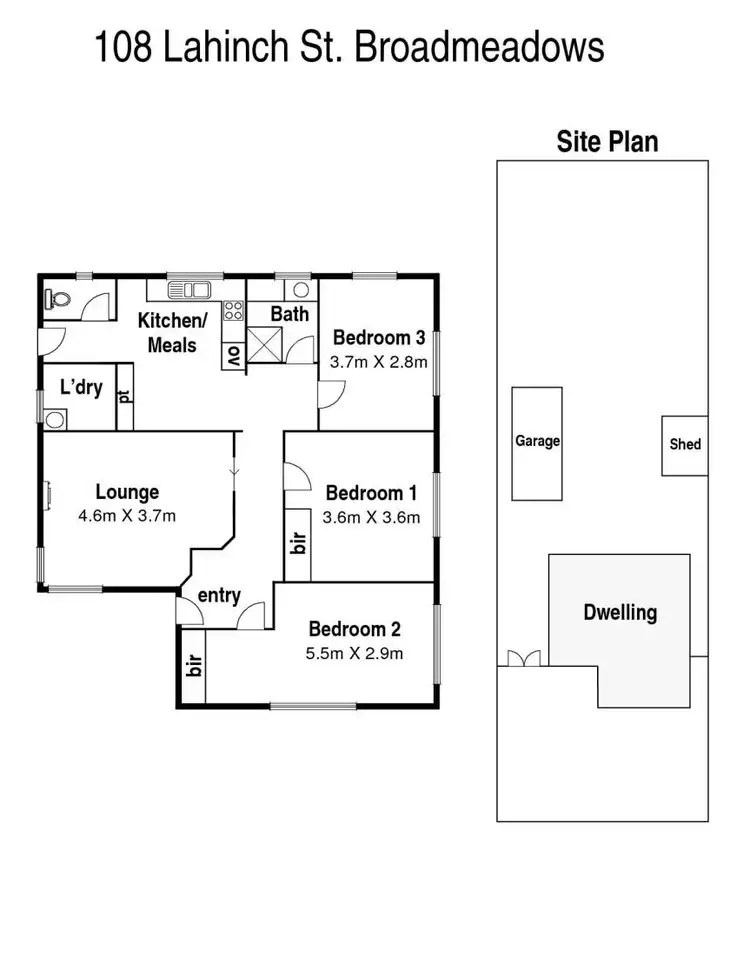 Floorplan of Homely house listing, 108 Lahinch Street, Broadmeadows VIC 3047