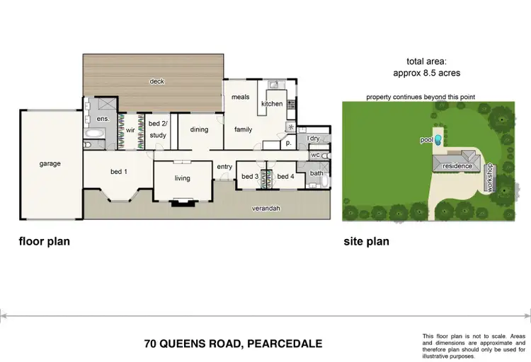 Floorplan of Homely rural property listing, 70 Queens Road, Pearcedale VIC 3912