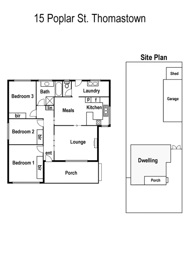 Floorplan of Homely house listing, 15 Poplar Street, Thomastown VIC 3074