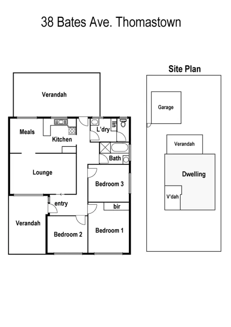 Floorplan of Homely house listing, 38 Bates Avenue, Thomastown VIC 3074