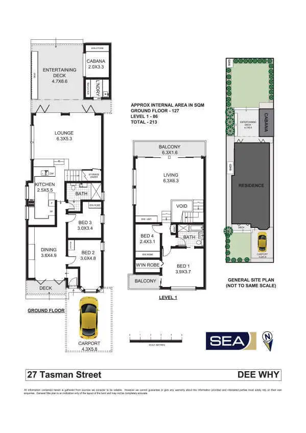 Floorplan of Homely house listing, 27 Tasman Street, Dee Why NSW 2099