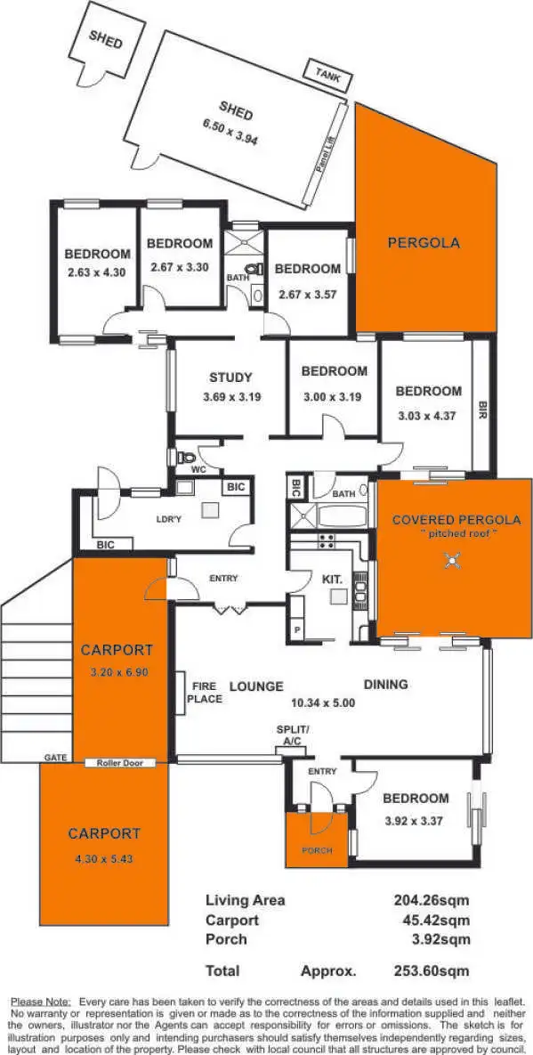 Floorplan of Homely house listing, 16 Pitt Street, Marden SA 5070