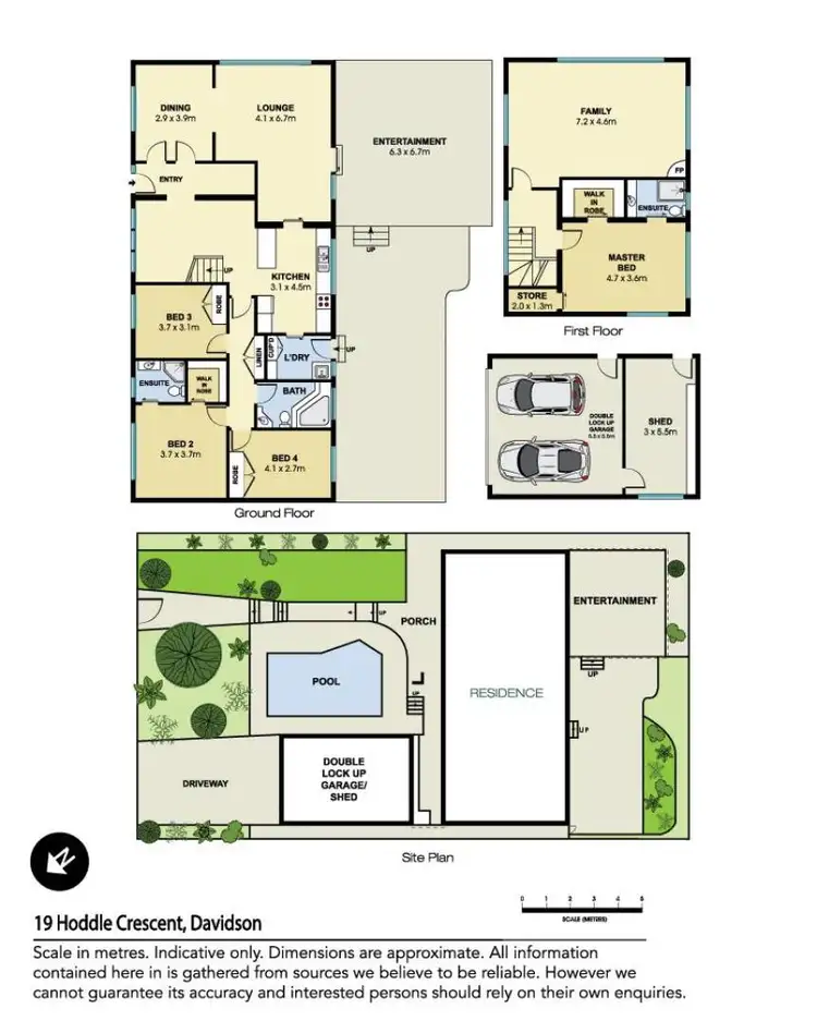 Floorplan of Homely house listing, 19 Hoddle Crescent, Davidson NSW 2085