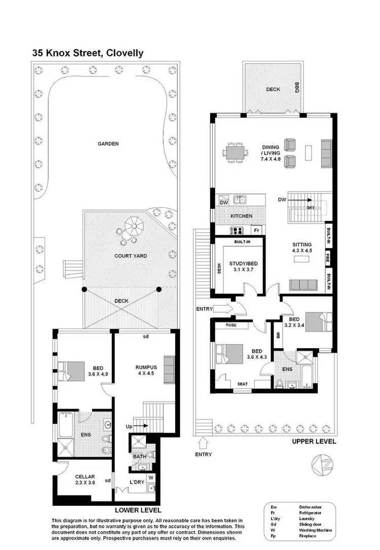 Floorplan of Homely house listing, 35 Knox Street, Clovelly NSW 2031