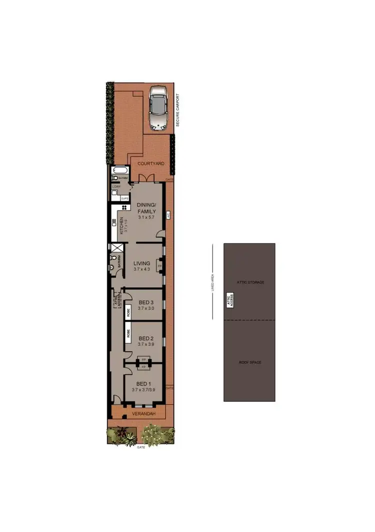 Floorplan of Homely house listing, 7 Toothill Street, Lewisham NSW 2049