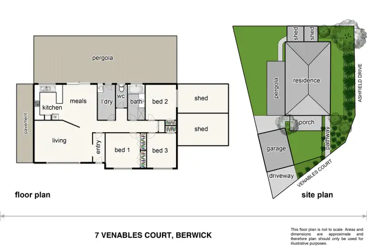 Floorplan of Homely house listing, 7 Venables Court, Berwick VIC 3806