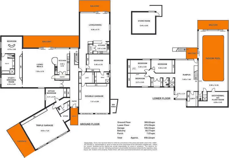 Floorplan of Homely house listing, 5 Evelyn Court, Beaumont SA 5066
