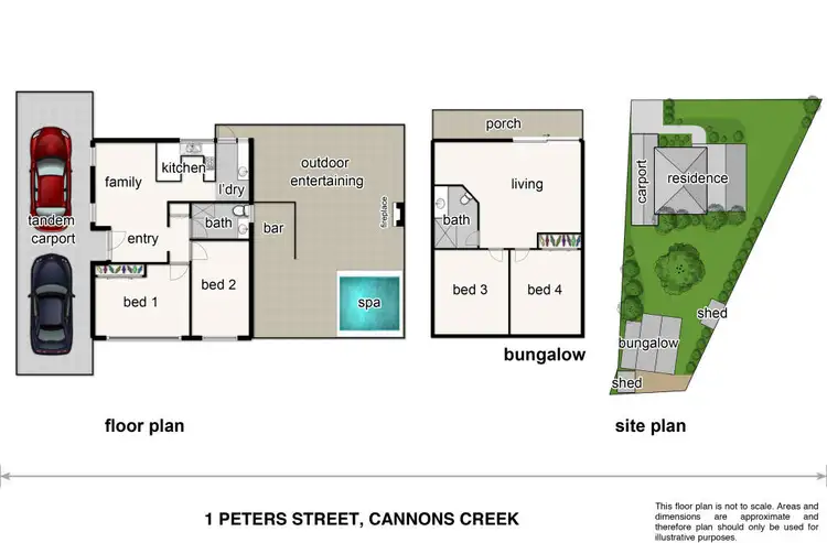 Floorplan of Homely house listing, 1 Peters Street, Cannons Creek VIC 3977
