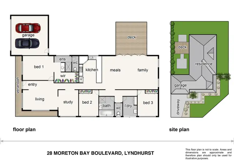 Floorplan of Homely house listing, 28 Moreton Bay Boulevard, Lyndhurst VIC 3975