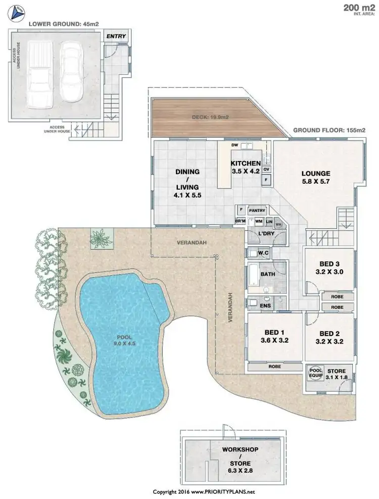 Floorplan of Homely house listing, 17 Palisade Way, Lennox Head NSW 2478