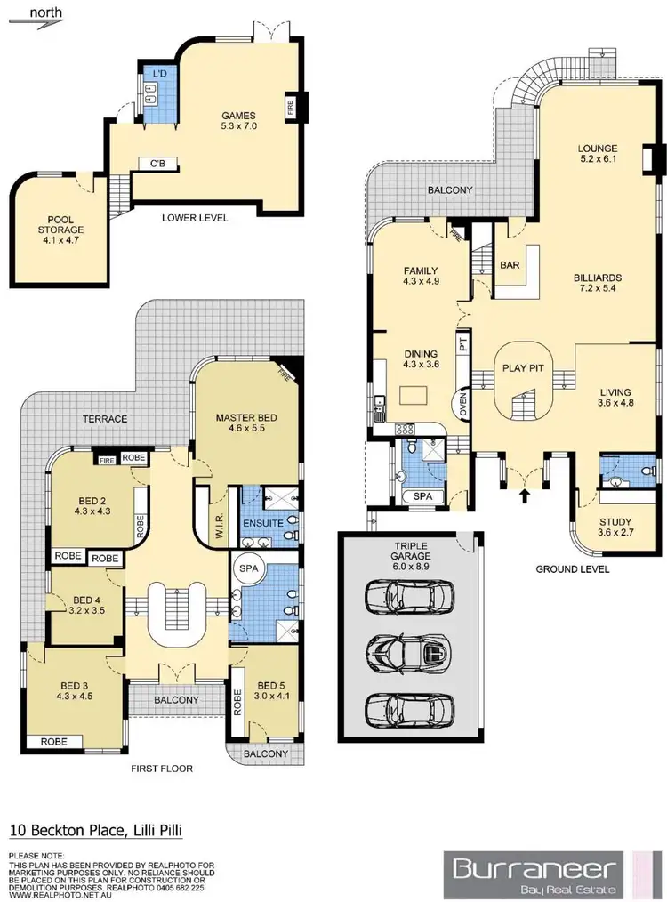 Floorplan of Homely house listing, 10 Beckton Place, Lilli Pilli NSW 2229