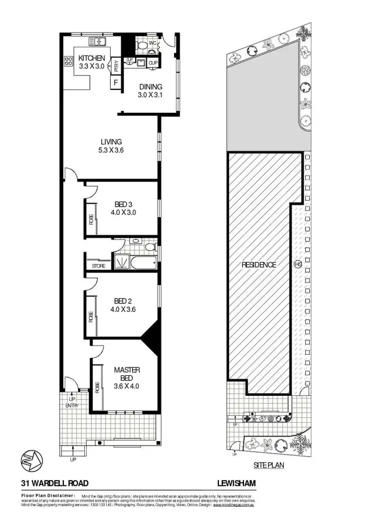 Floorplan of Homely house listing, 31 Wardell Road, Lewisham NSW 2049