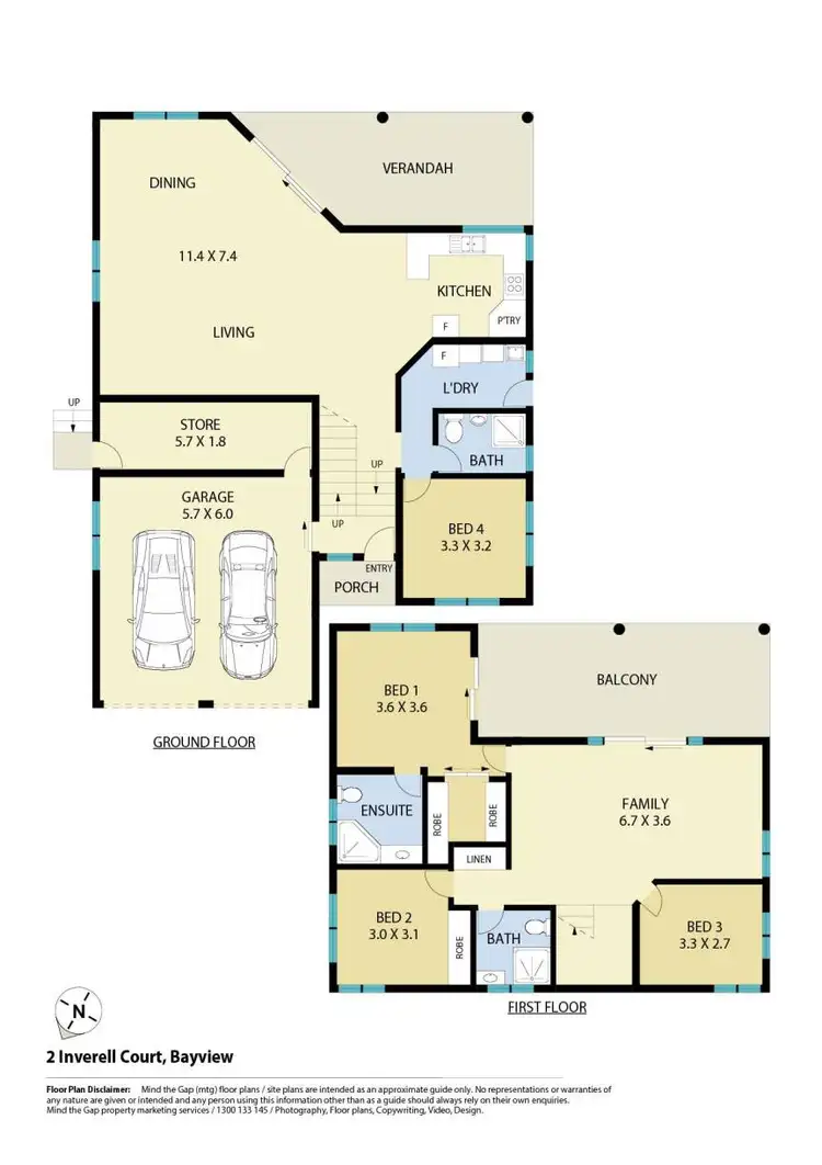 Floorplan of Homely house listing, 2 Inverell Court, Bayview NT 820