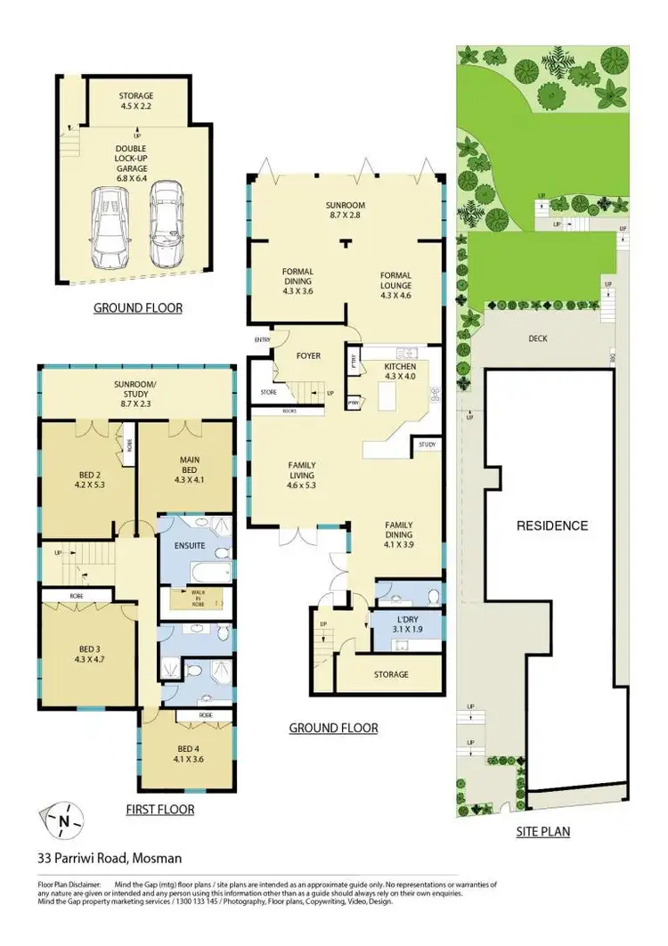 Floorplan of Homely house listing, 33 Parriwi Road, Mosman NSW 2088