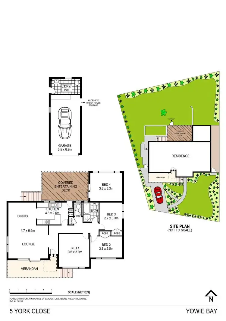 Floorplan of Homely house listing, 5 York Close, Yowie Bay NSW 2228