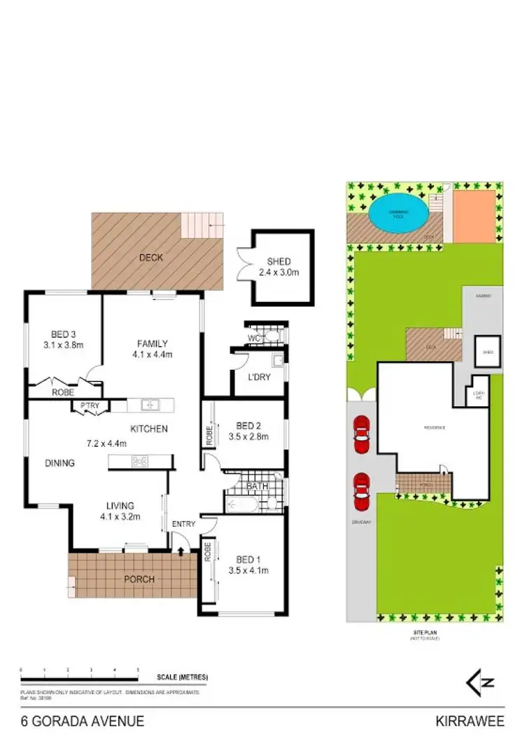 Floorplan of Homely house listing, 6 Gorada Avenue, Kirrawee NSW 2232