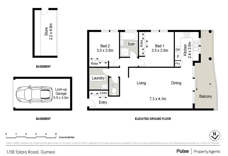 Floorplan of Homely apartment listing, 1/58-64 Talara Road, Gymea NSW 2227