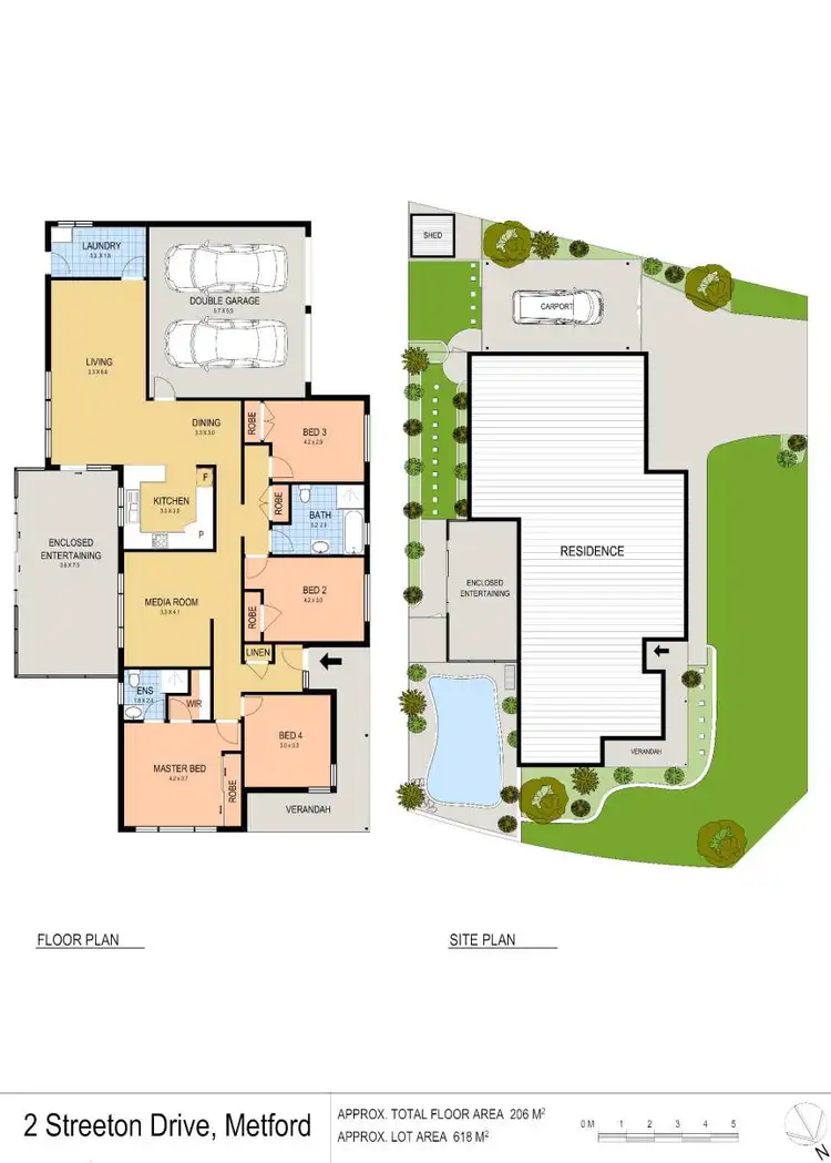 Floorplan of Homely house listing, 2 Streeton Drive, Metford NSW 2323