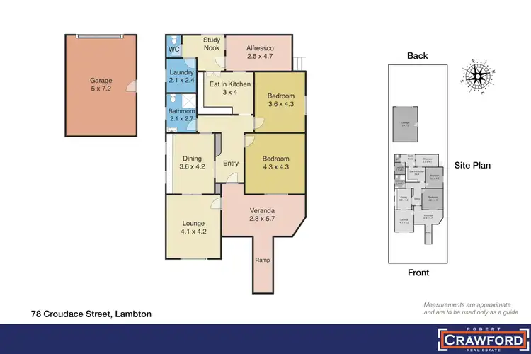 Floorplan of Homely house listing, 78. Croudace. Street, Lambton NSW 2299