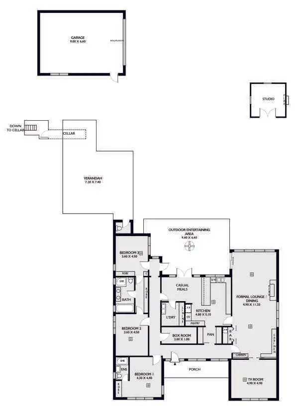 Floorplan of Homely house listing, 1 Parish Court, Millswood SA 5034